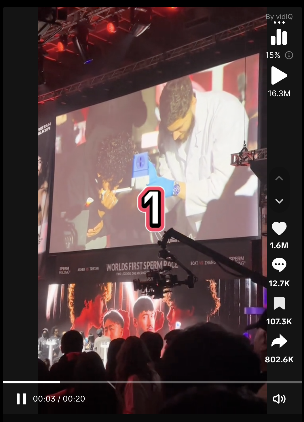 16M Views TikTok post