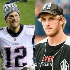 Tom Brady and Logan Paul